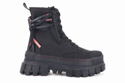 Zapatos Altas Palladium REVOLT BOOT TX Mujer Negras | Costa Rica-61935